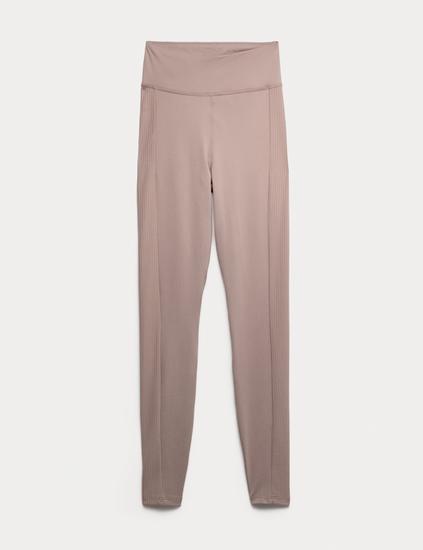 Go Balance Rib Panel High Waist Leggings