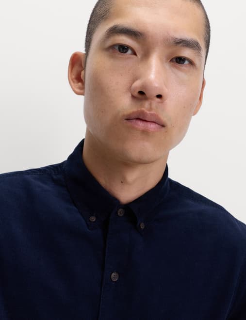 Pure Cotton Corduroy Shirt