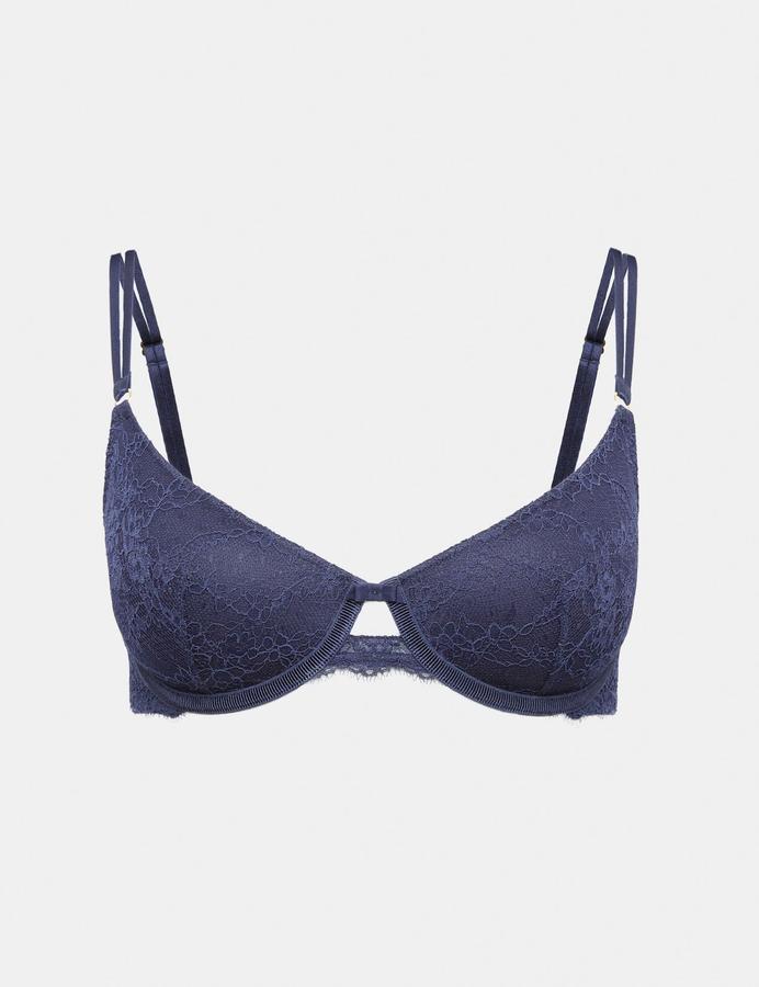 Ida Lace Wired Demi Cup Bra A-E