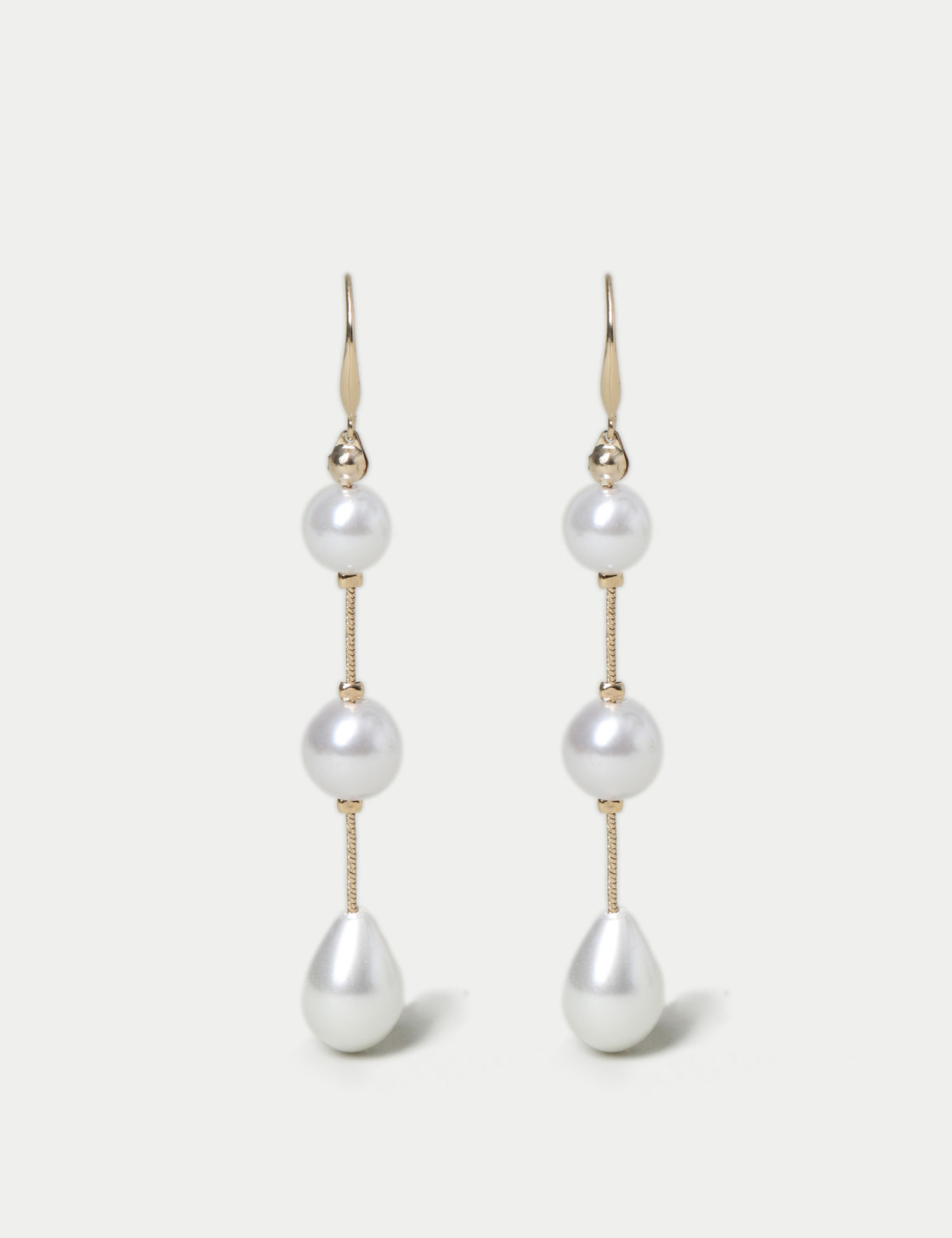Multi Pearl Drop Earrings