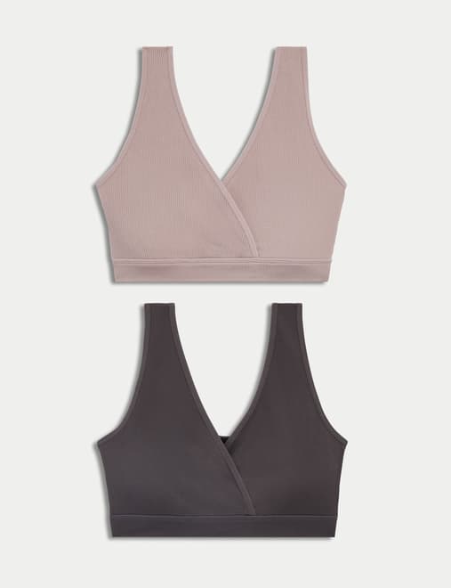 2pk Lounge Nursing Maternity Bras