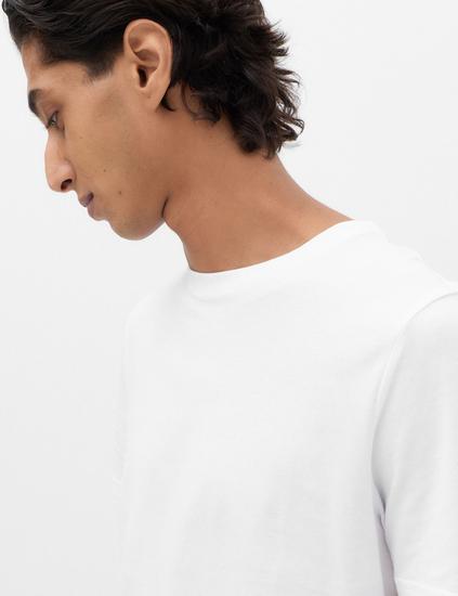 Pure Cotton Regular Fit Crew Neck T-Shirt
