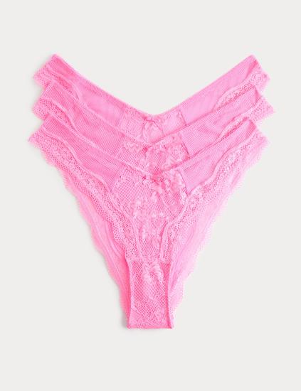 3pk Jasmine Lace Miami Knickers