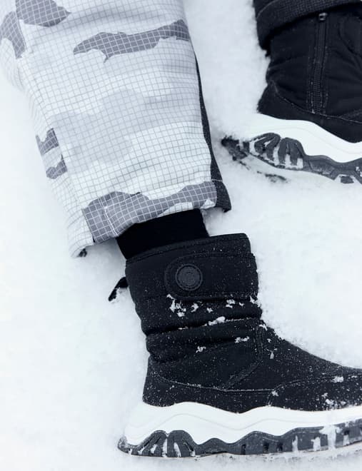 Kids' Waterproof Ski Boots (4 Small - 2 Large)