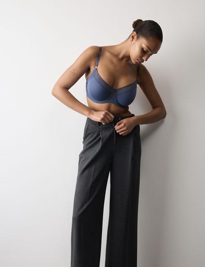 Boston Microfibre Wired Minimiser Bra (C-G)