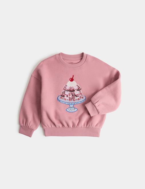 Cotton Rich Jelly Sweatshirt (2-8 Yrs)