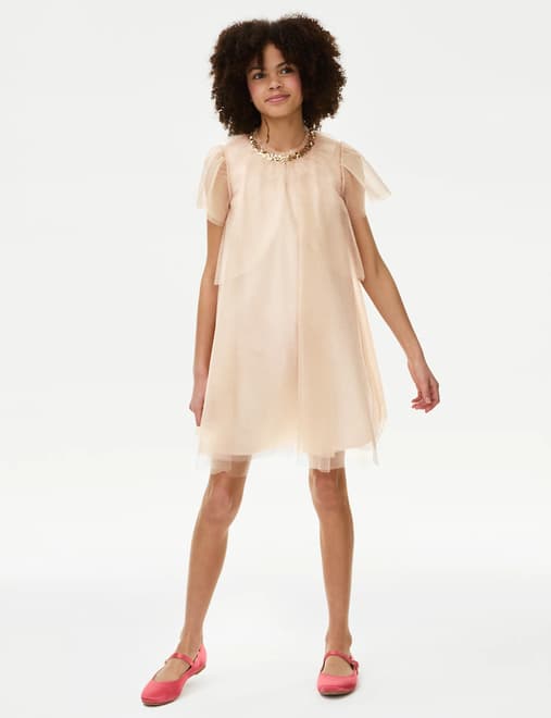 M&s girls online dresses