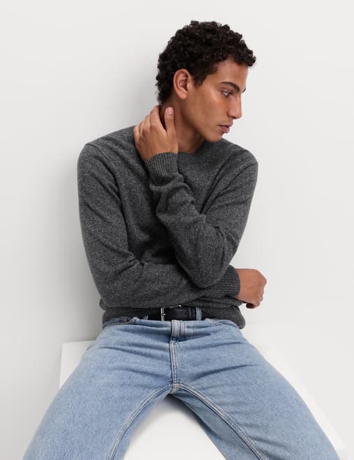 Pure Lambswool Crew Neck Jumper