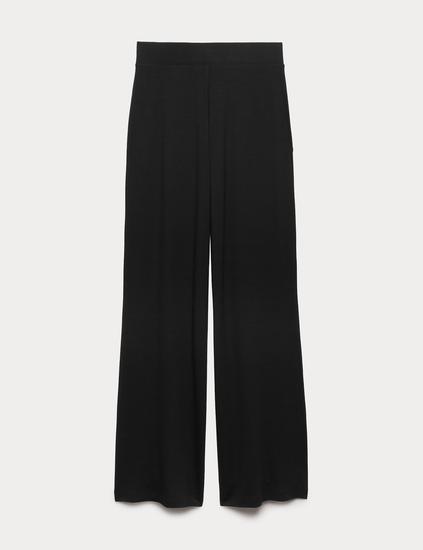 Jersey Wide Leg Trousers
