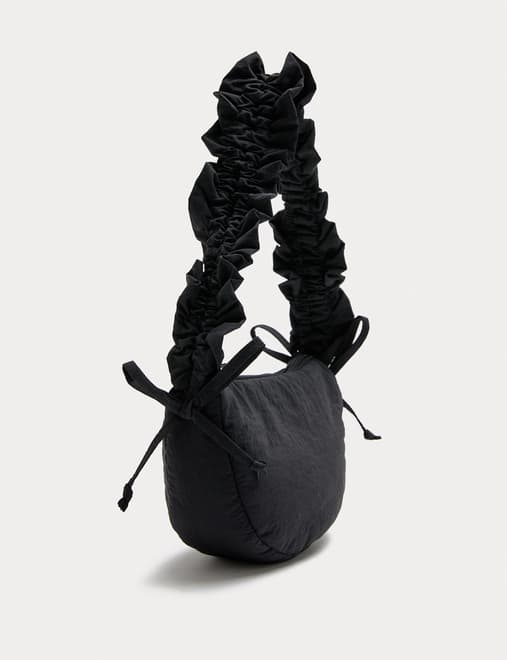 Kids' Ruffle Strap Sling Bag