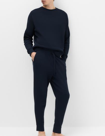 Pure Cotton Waffle Loungewear Bottoms