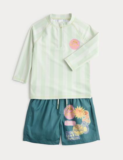 2 Piece Fruit Graphic Swim Outfit (2-8 Yrs)