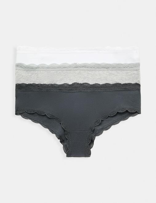 3pk Cotton Rich Hipster Knickers