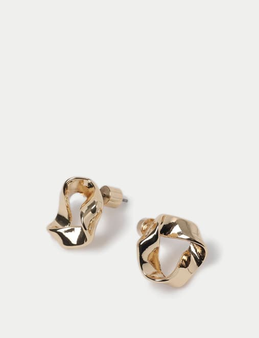 Gold Tone Circular Folder Stud