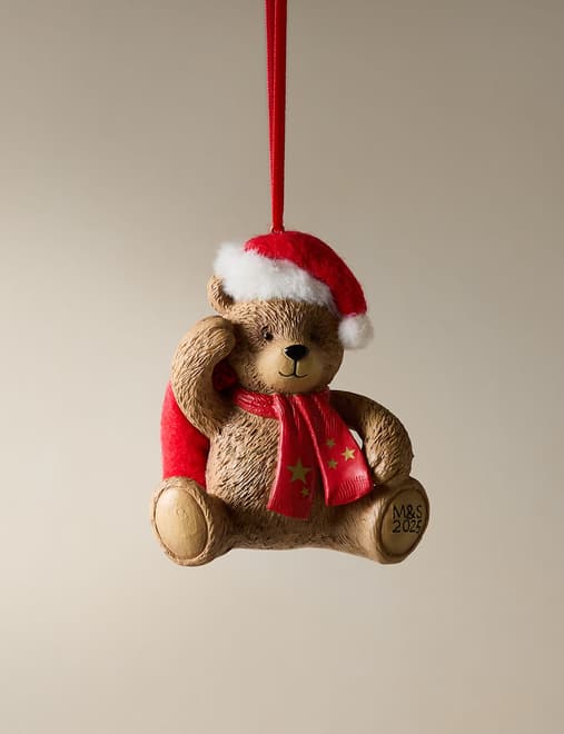 Resin Hanging Spencer Bear™ Decoration