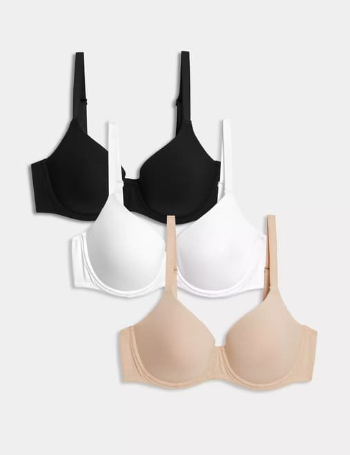 Cotton with Cool Comfort™ Wired T-Shirt Bra A-E