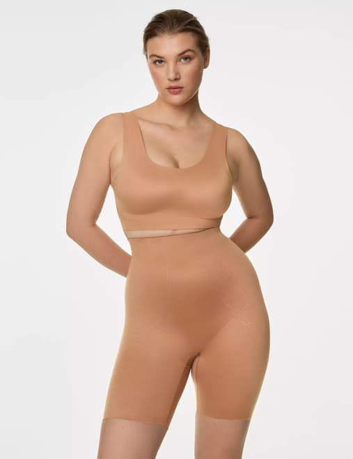 Buy Marks & Spencer Women Tummy Control & Thigh Slimmer Shapewear