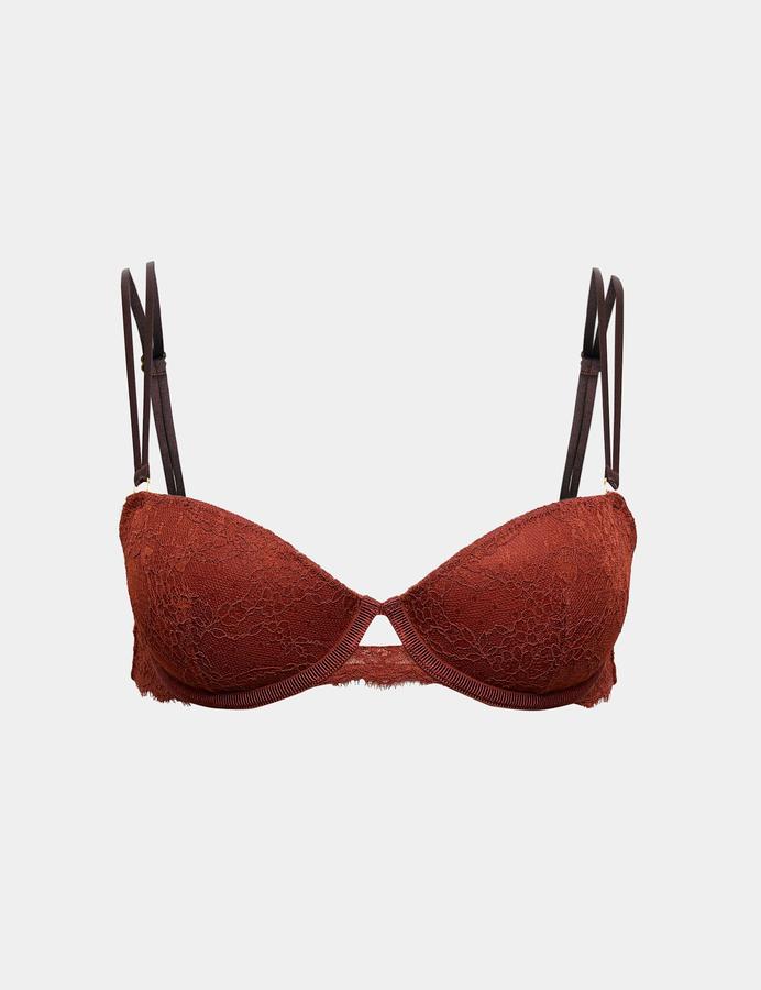 Ida Lace Wired Balconette Bra (A-E)