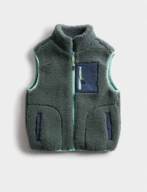 Borg Pocket Gilet (2-8 Yrs)