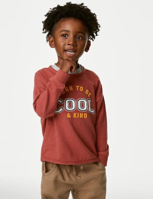 M&S GOODMOVE Unisex Regular Fit School Sweatshirt 10-11 Years