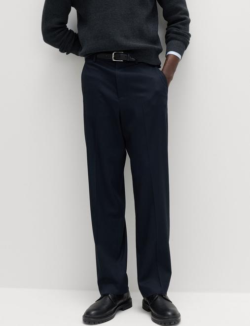 Loose Fit Smart Stretch Trousers