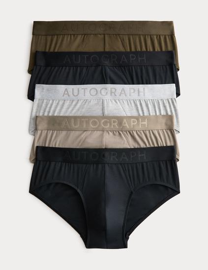 5 Pack Modal Stretch 360 Flex Briefs