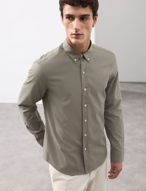 Regular Fit Cotton Rich Flannel Shirt