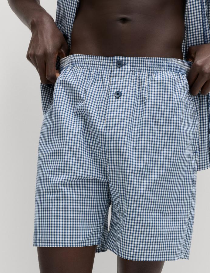 Pure Cotton Gingham Pyjama Set