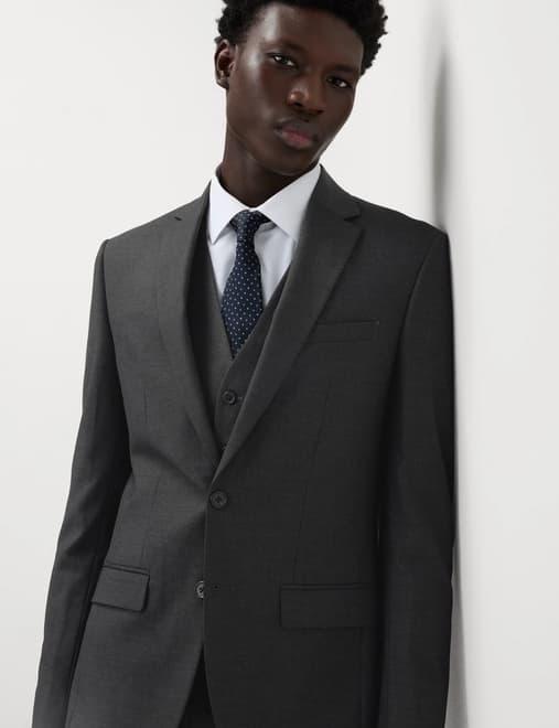 Tailored Fit Italian Linen Miracle™ Suit