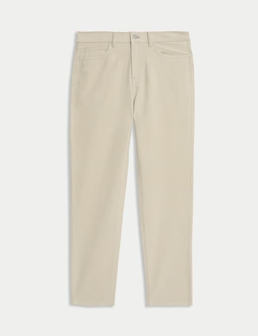 Regular Fit Italian Moleskin 5 Pocket Trousers
