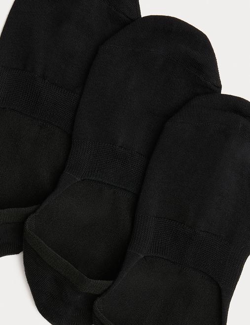 3 Pack Egyptian Cotton Invisible Trainer Liners