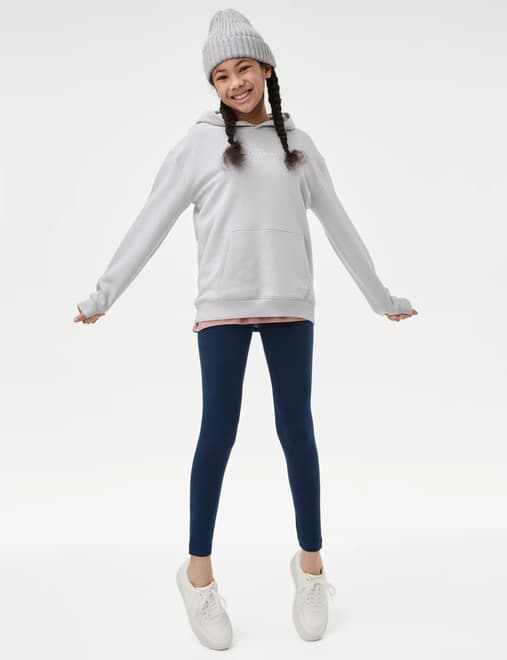 Buy Sage Green Ribbed Stretch Top & Leggings Set (7-16yrs) from Next