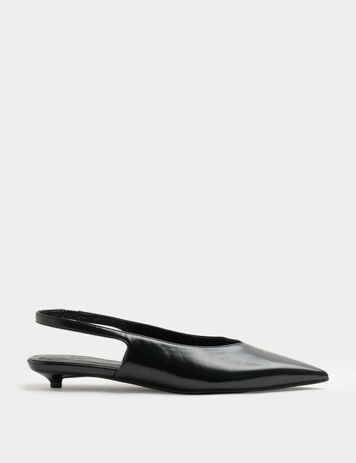 Slingback Micro Kitten Heel