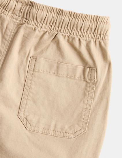 Cotton Rich Pull On Cargo Trousers (2-8 Yrs)