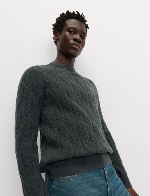 Super Soft Cable Knit Jumper with Wool