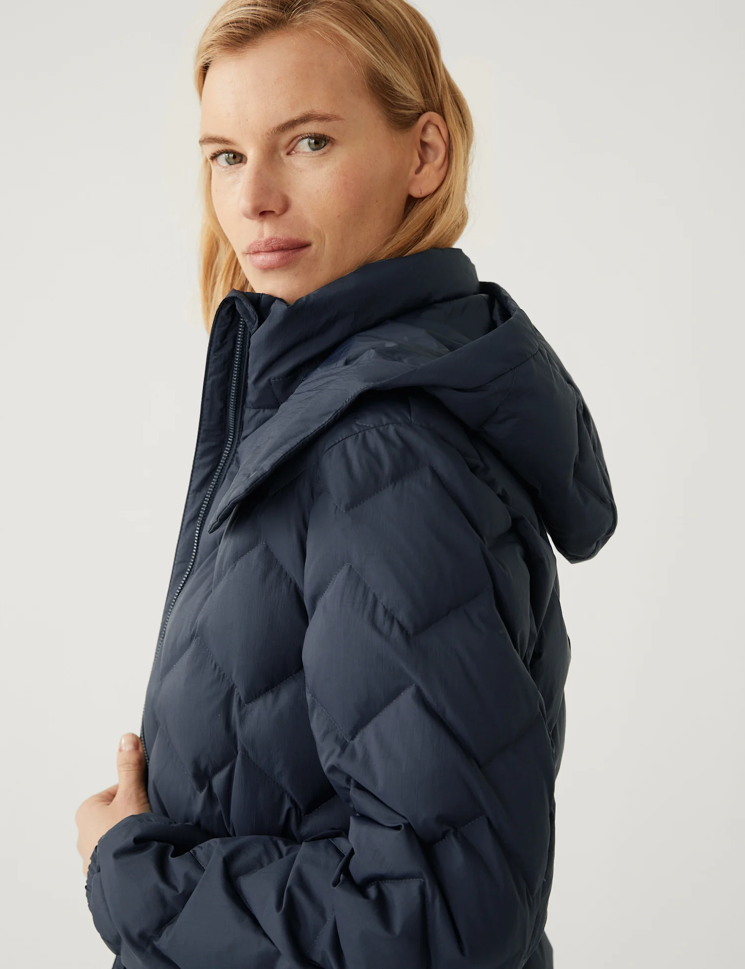 feather & down puffer coat