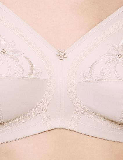 Total Support Embroidered Full Cup Bra B-G