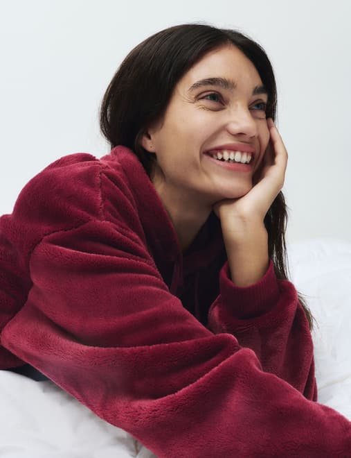 Fur Fleece Lounge Hoodie