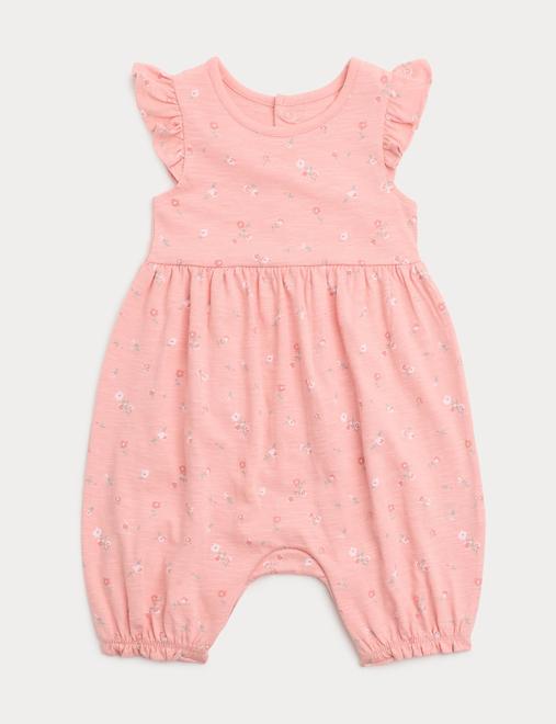 Cotton Floral Romper
