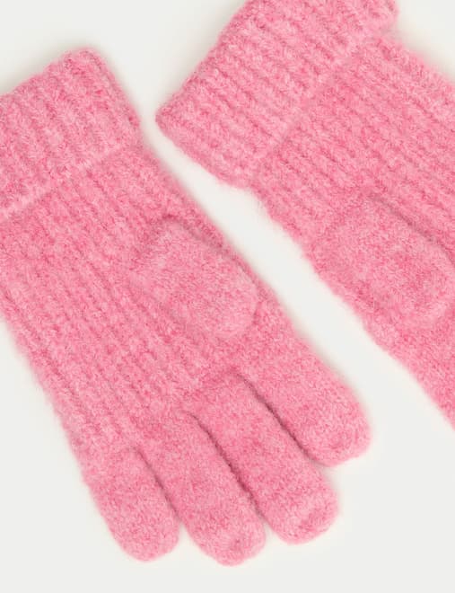 Kids' Ribbed Gloves (3-13 Yrs)