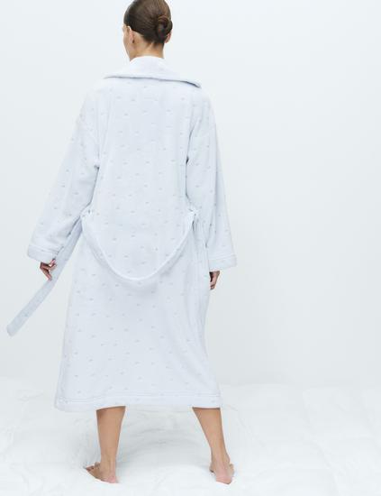 Spot Carved Dressing Gown