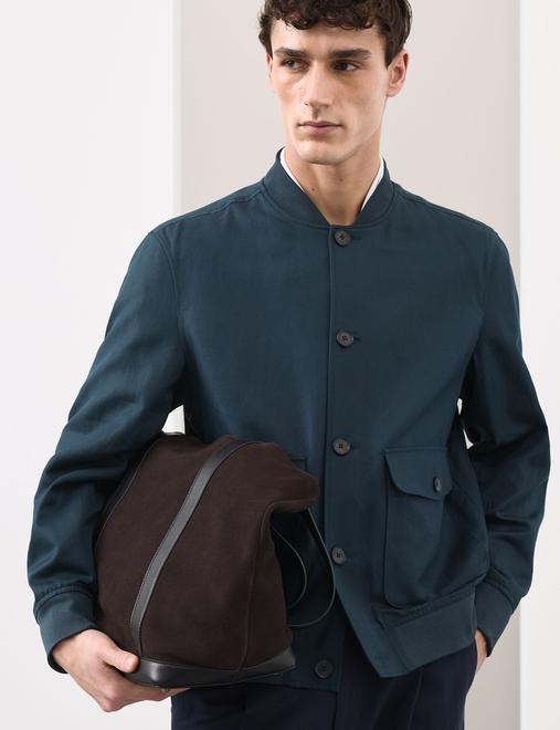 Autograph Cotton Linen Bomber