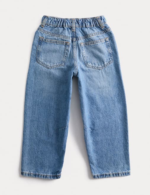 Denim Barrel Jeans (2-10 Yrs)