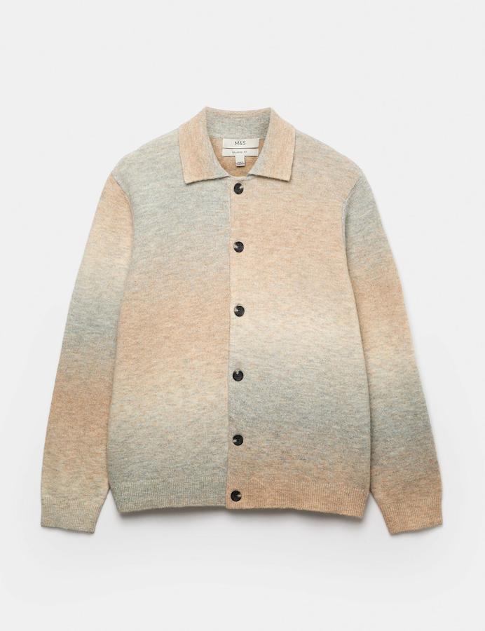 Lofty Ombre Button Through Cardigan