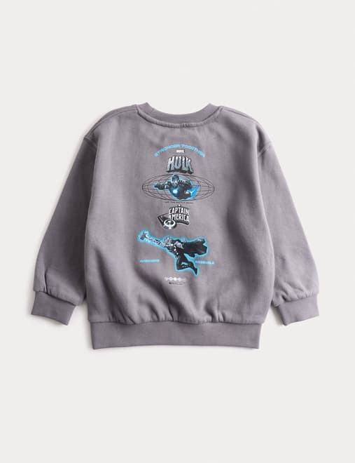 Cotton Rich Avengers™ Sweatshirt (2-8 Yrs)