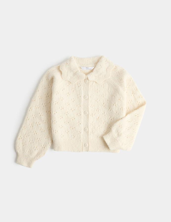 Pointelle Cardigan