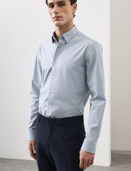 Slim Fit Cotton Stretch 360 Flex™ Shirt