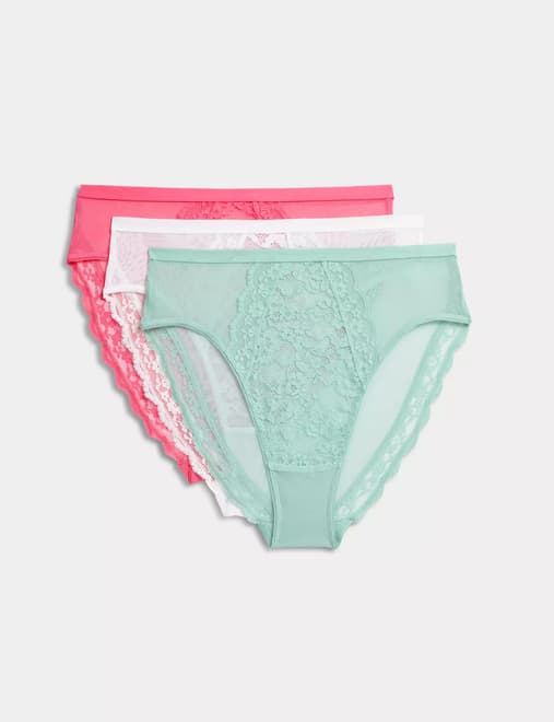 M&S LIMITED COLLECTION 2 Pack Spotted Mesh Brazilian Knickers Size UK 14  BNWT 8951380000000 on eBid United States