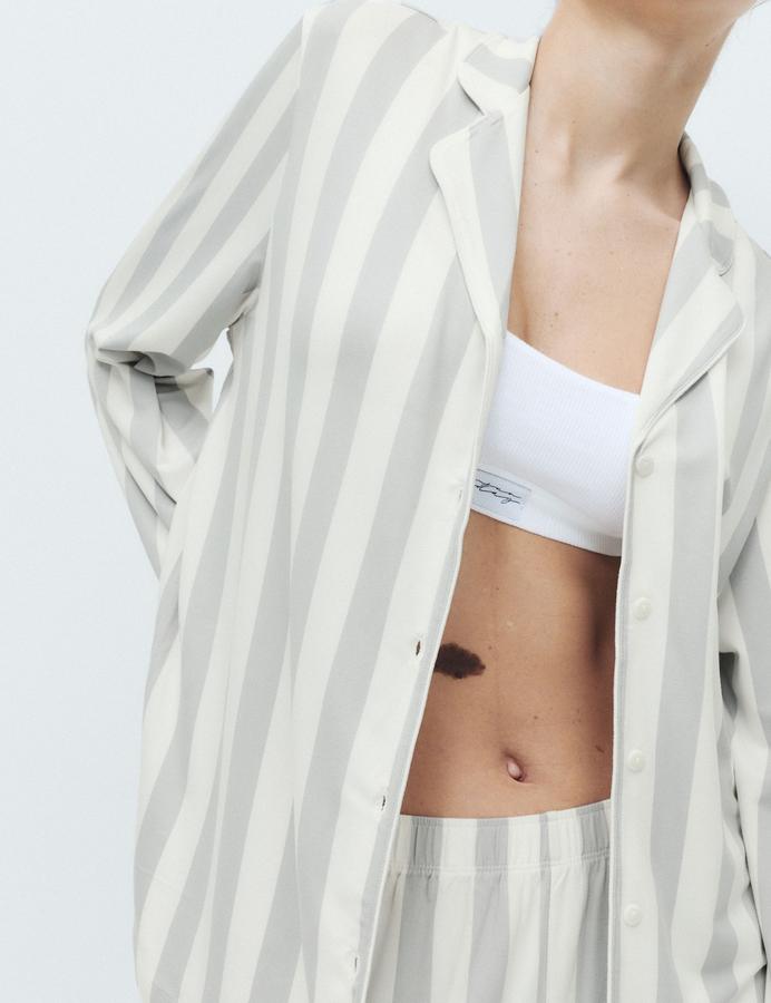 Soft Touch Printed Revere Pyjama Set