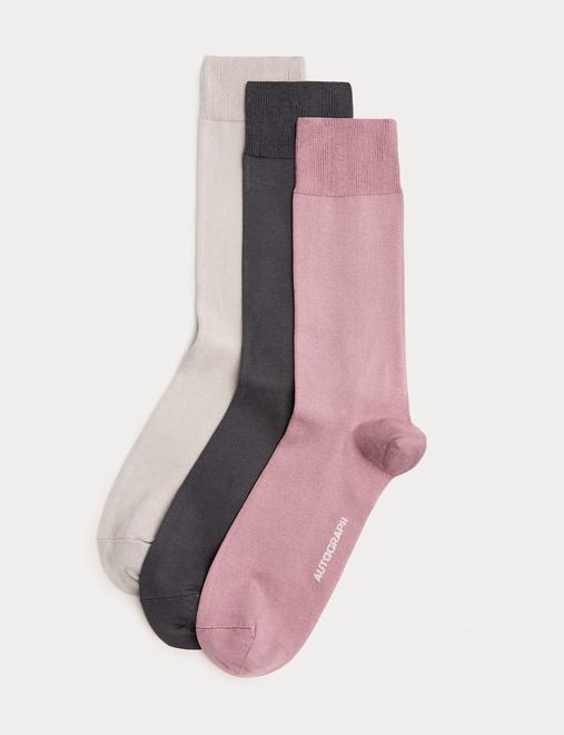 3 Pack Egyptian Cotton Rich Socks